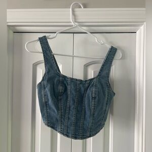 Blue Denim Top